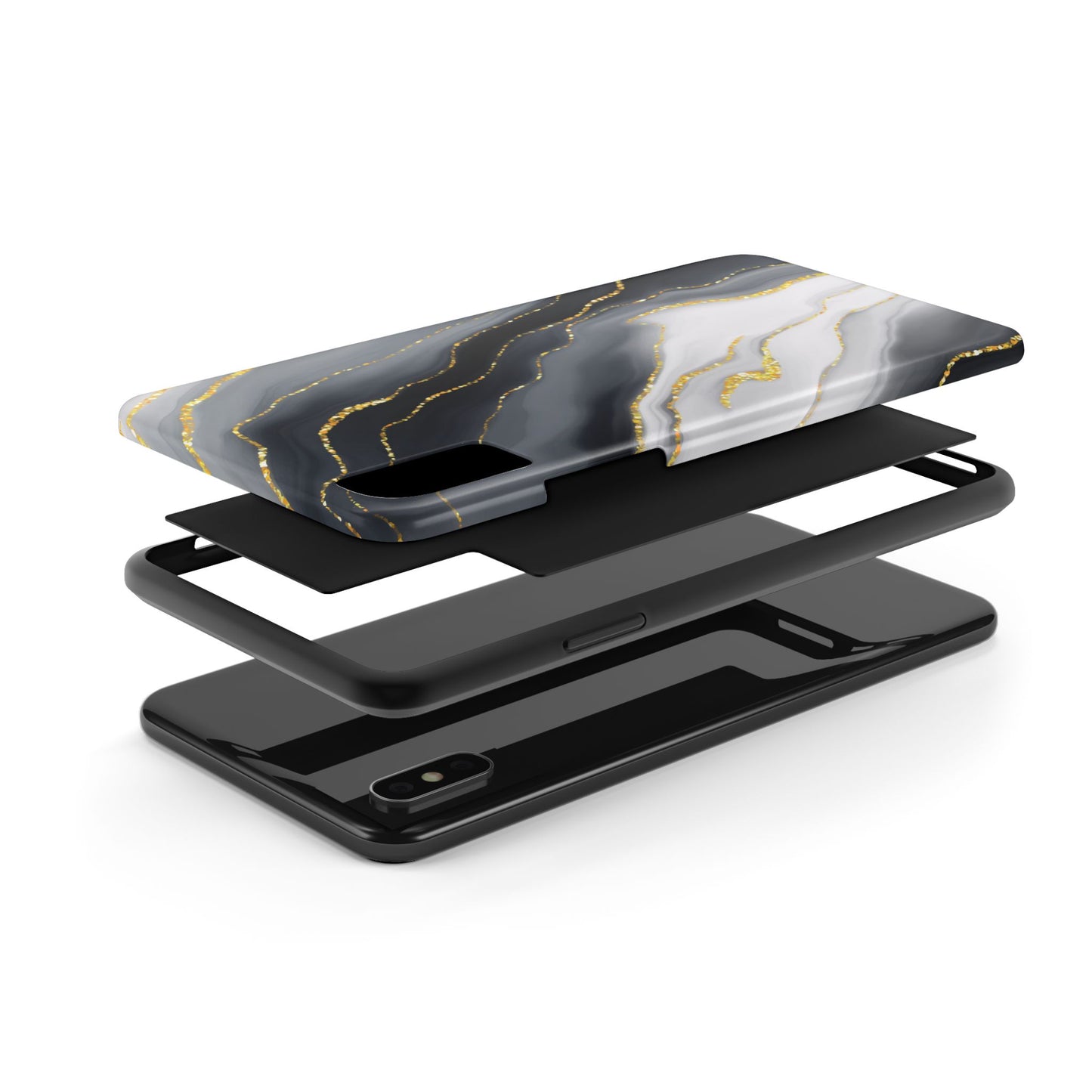 Contrast Marble Case