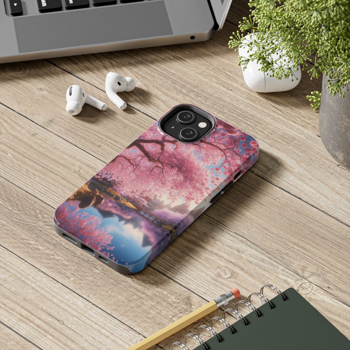 Cherry Blossom River Case