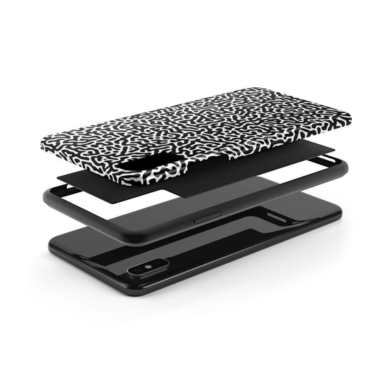 Abstract Black and White Case
