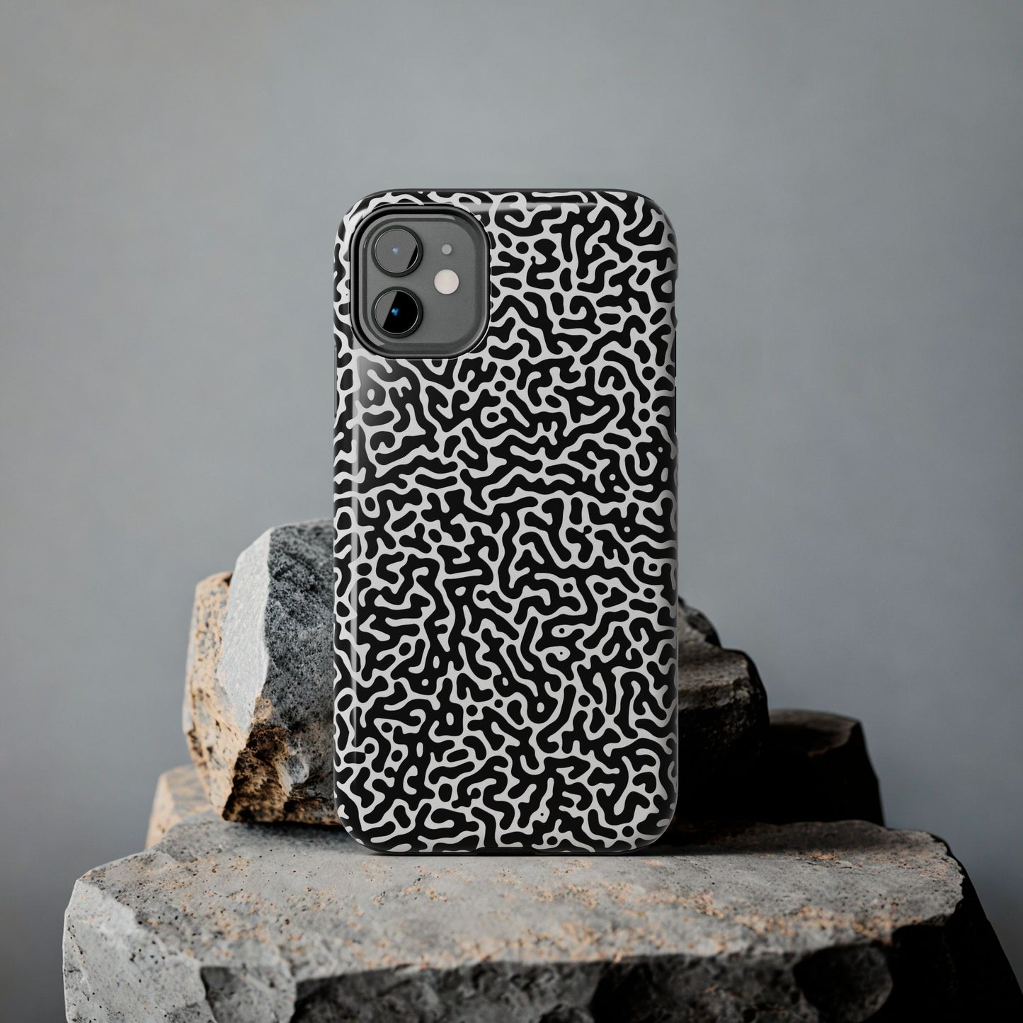 Abstract Black and White Case
