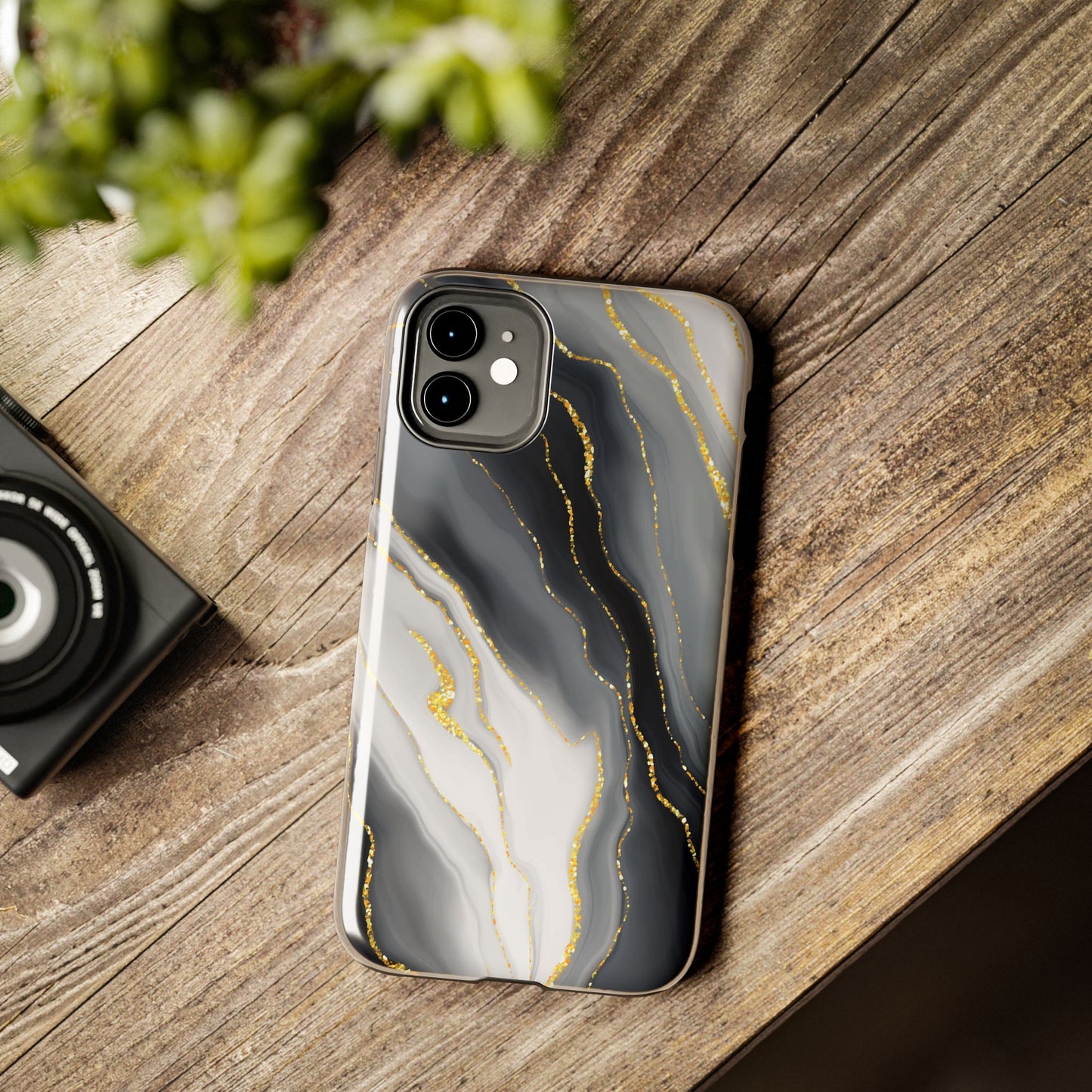 Contrast Marble Case